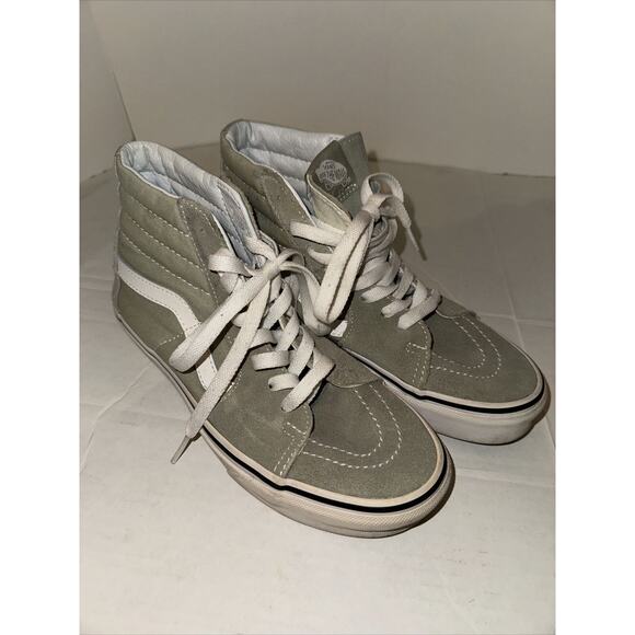 VANS Green Tops Lace Up Sneaker Men 5.5 Womens 7 - Picture 1 of 10